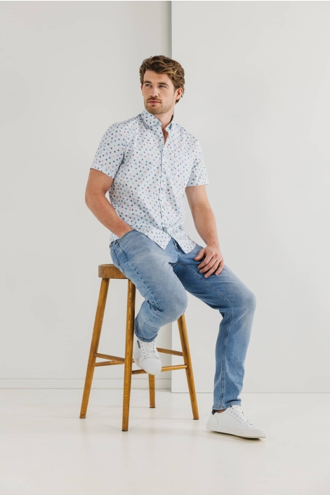 State of Art shirt ss striped po